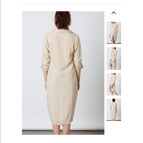 1 left!  Afternoon Delight Twist Front Midi Dress - Picture 4 of 5